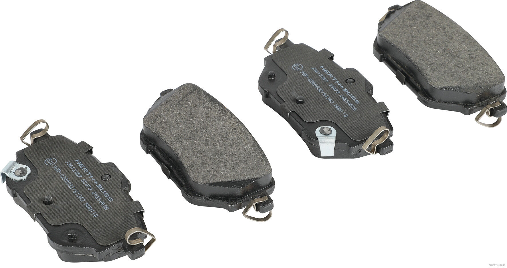 Brake Pad Set, disc brake (J3612057)