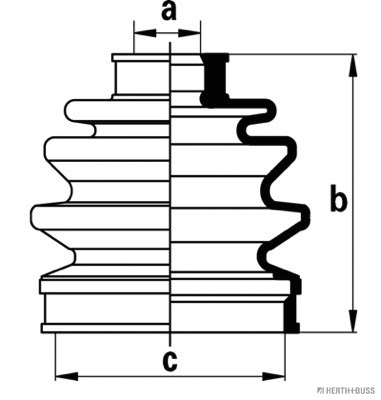 Bellow Kit, drive shaft (J2864002)