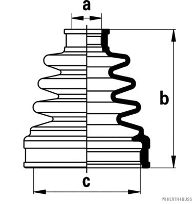 Bellow Kit, drive shaft (J2888013)