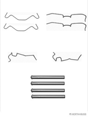 Accessory Kit, disc brake pad (J3666004)