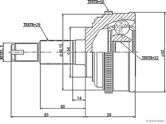 Joint Kit, drive shaft