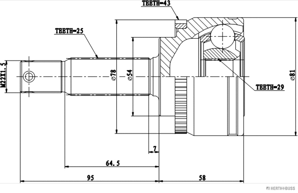 Joint Kit, drive shaft