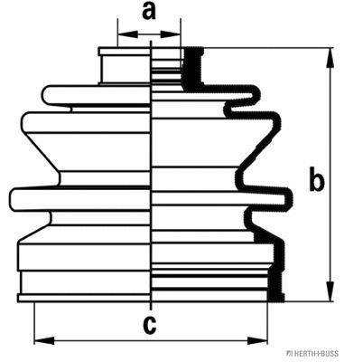 Bellow Kit, drive shaft (J2864009)
