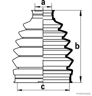 Bellow Kit, drive shaft (J2863015)