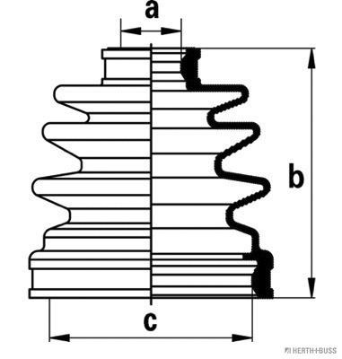 Bellow Kit, drive shaft (J2883004)