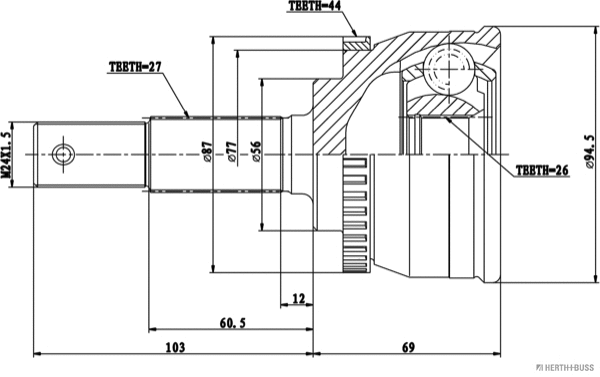 Joint Kit, drive shaft