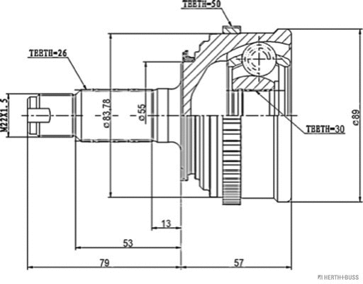 Joint Kit, drive shaft