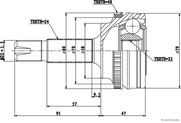 Joint Kit, drive shaft