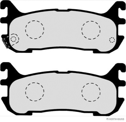 Brake Pad Set, disc brake (J3613011)
