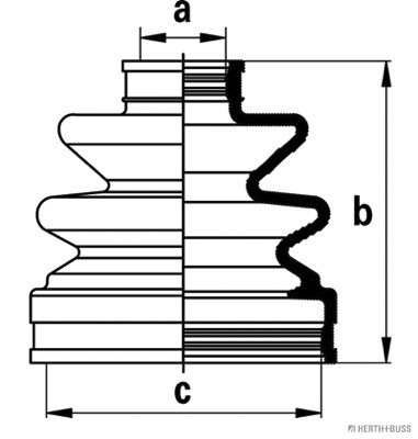 Bellow Kit, drive shaft (J2885003)