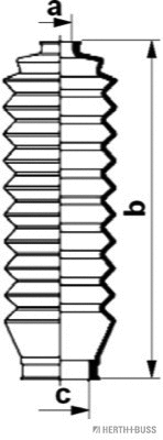 Bellow Kit, steering (J4104003)