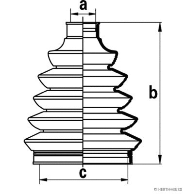 Bellow Kit, drive shaft (J2864031)