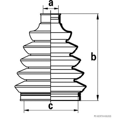 Bellow Kit, drive shaft (J2862021)
