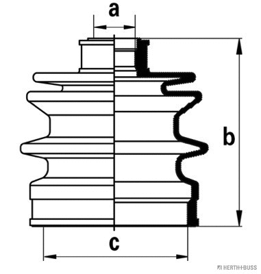 Bellow Kit, drive shaft (J2863003)