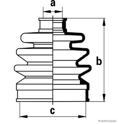 Bellow Kit, drive shaft (J2866000)