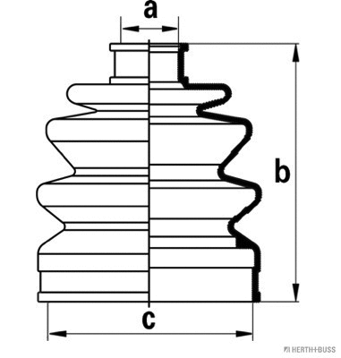 Bellow Kit, drive shaft (J2860504)