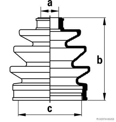 Bellow Kit, drive shaft (J2867009)