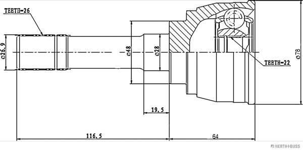 Joint Kit, drive shaft