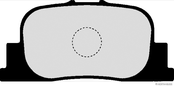 Brake Pad Set, disc brake (J3612031)