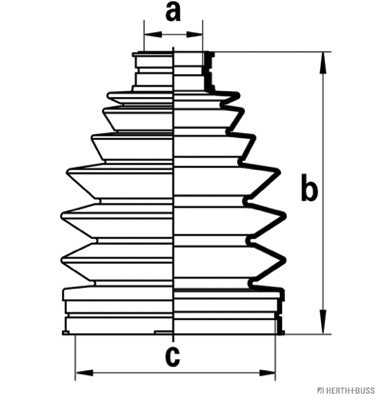 Bellow Kit, drive shaft (J2862025)