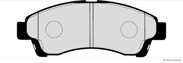 Brake Pad Set, disc brake (J3603054)