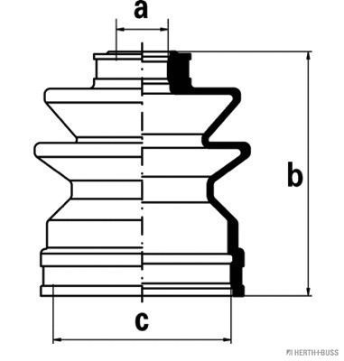 Bellow Kit, drive shaft (J2881008)