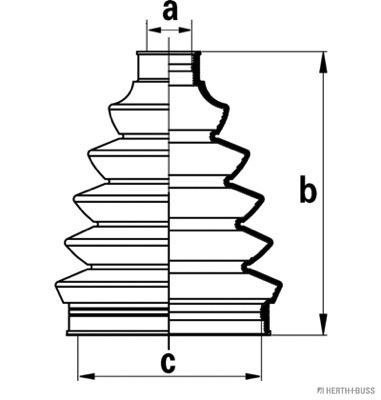 Bellow Kit, drive shaft (J2861019)
