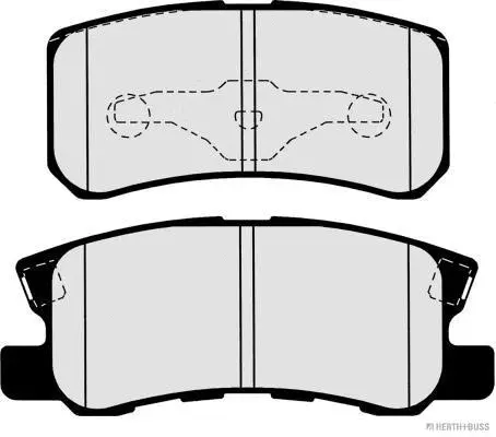 Brake Pad Set, disc brake (J3615010)