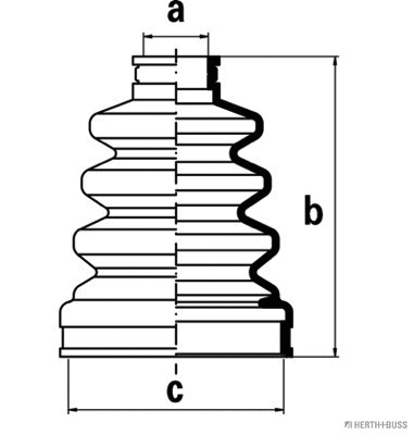 Bellow Kit, drive shaft (J2887004)