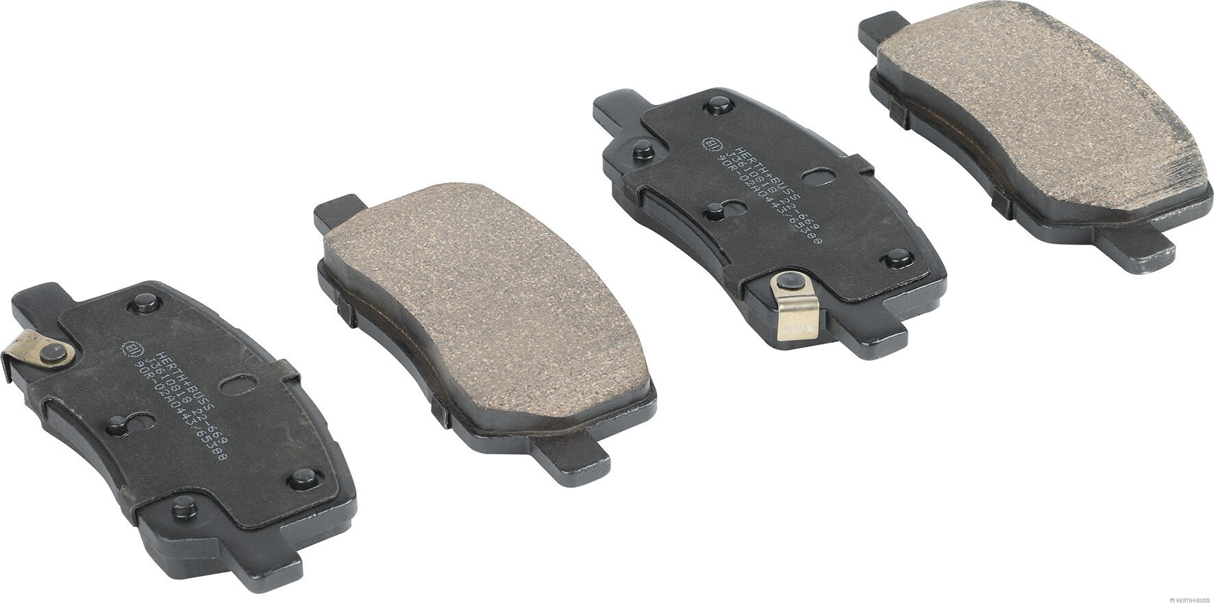 Brake Pad Set, disc brake (J3610818)