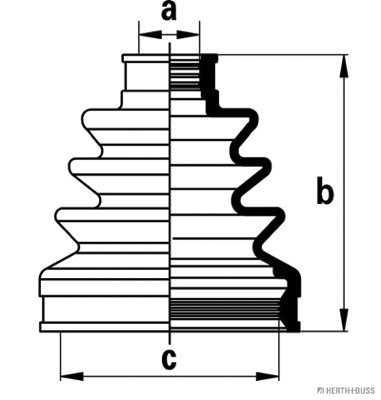 Bellow Kit, drive shaft (J2884019)