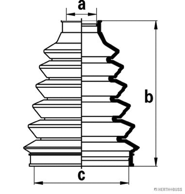 Bellow Kit, drive shaft (J2865012)