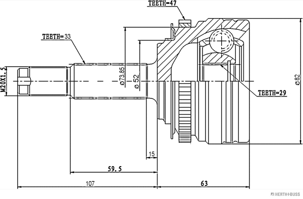 Joint Kit, drive shaft