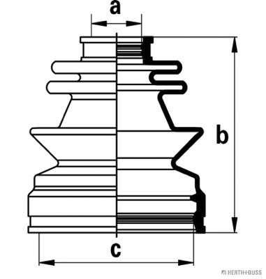 Bellow Kit, drive shaft (J2881028)