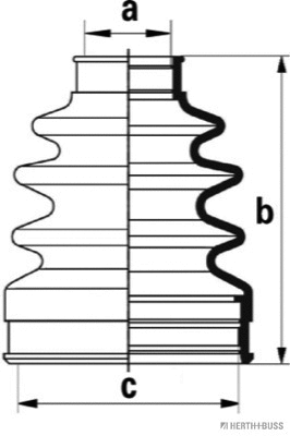Bellow Kit, drive shaft (J2883018)