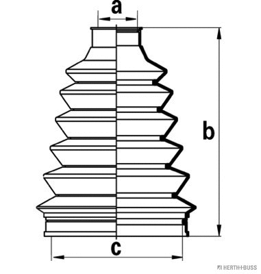 Bellow Kit, drive shaft (J2860500)