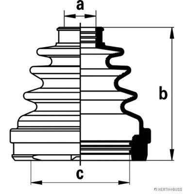 Bellow Kit, drive shaft (J2881027)