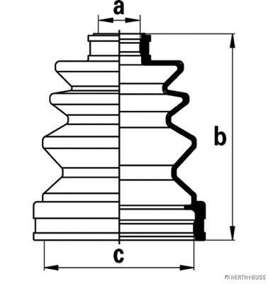 Bellow Kit, drive shaft (J2887011)