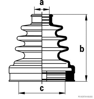 Bellow Kit, drive shaft (J2885016)