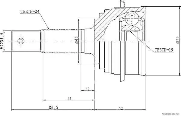 Joint Kit, drive shaft