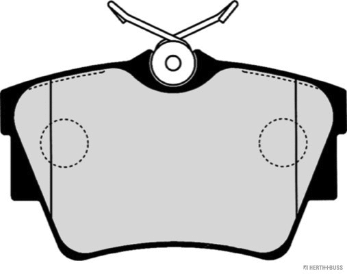 Brake Pad Set, disc brake (J3611047)