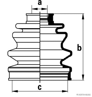 Bellow Kit, drive shaft (J2865002)
