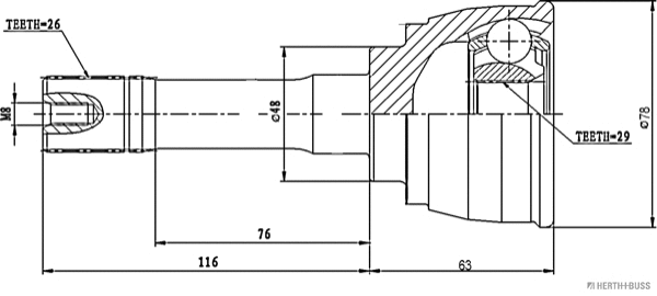 Joint Kit, drive shaft