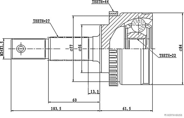 Joint Kit, drive shaft (J2831136)