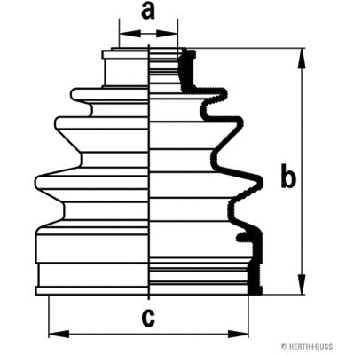 Bellow Kit, drive shaft (J2868003)