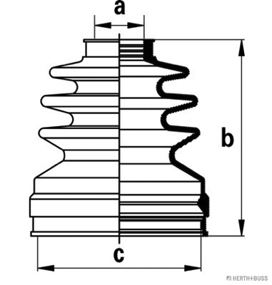 Bellow Kit, drive shaft (J2882019)