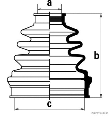 Bellow Kit, drive shaft (J2881023)