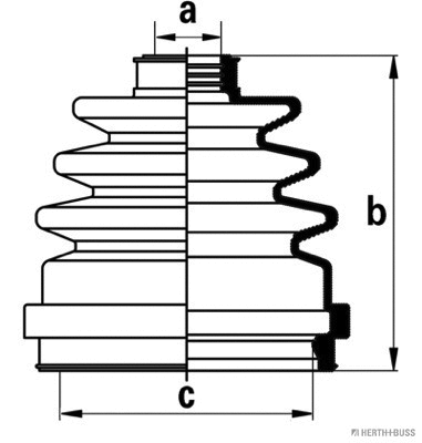 Bellow Kit, drive shaft (J2861014)
