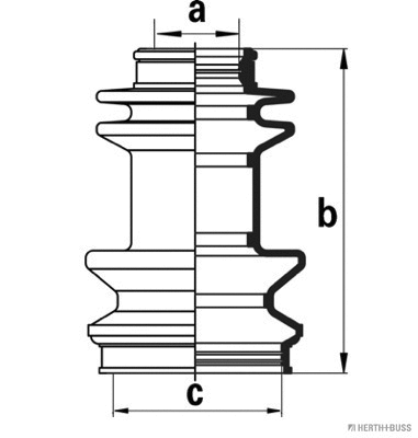 Bellow Kit, drive shaft (J2861010)