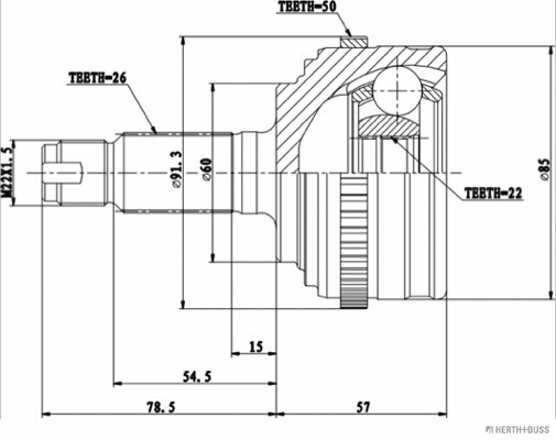Joint Kit, drive shaft
